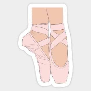 En Pointe Sticker